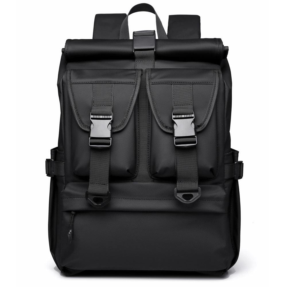 Roll-Top Urban Backpack LoungeYard — product view 3
