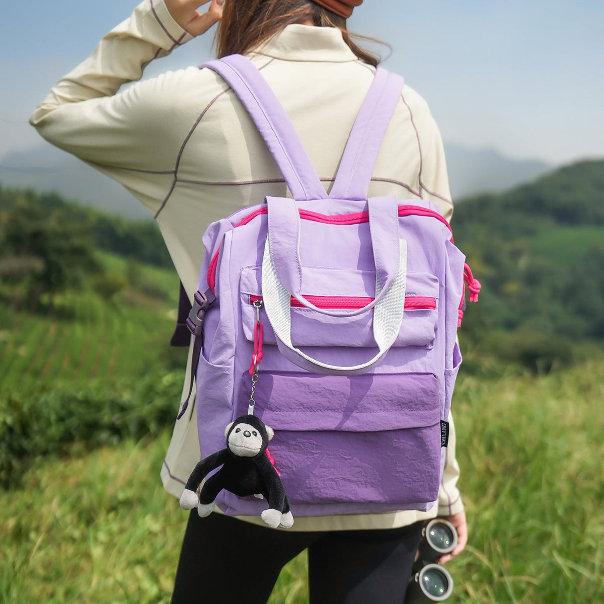 Multifunctional Backpack with Cute Charm LoungeYard — product view 1