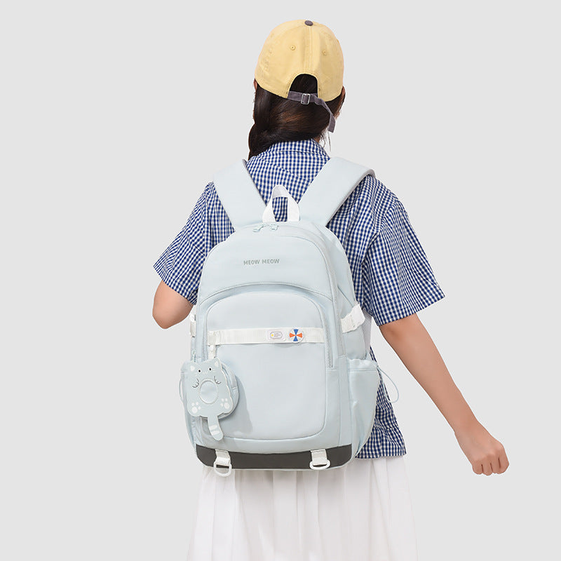 Durable Cat-Themed Backpack LoungeYard — product view 3