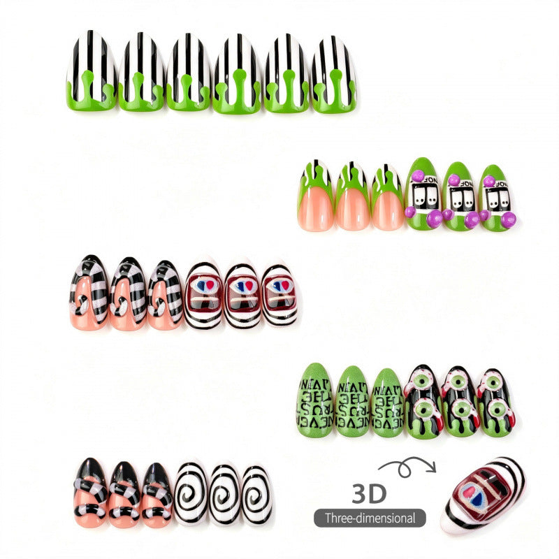 Halloween-Themed Press-On Nail Art Set — product view 3