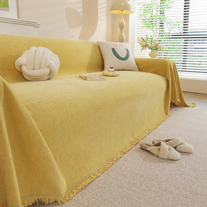 Cozy Textured Sofa Throw Blanket — product view 1