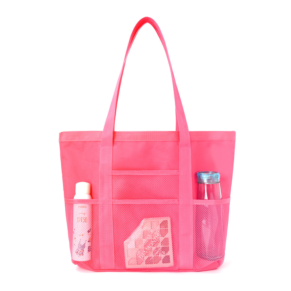 Padded shopping bag with side mesh pockets LoungeYard — product view 7