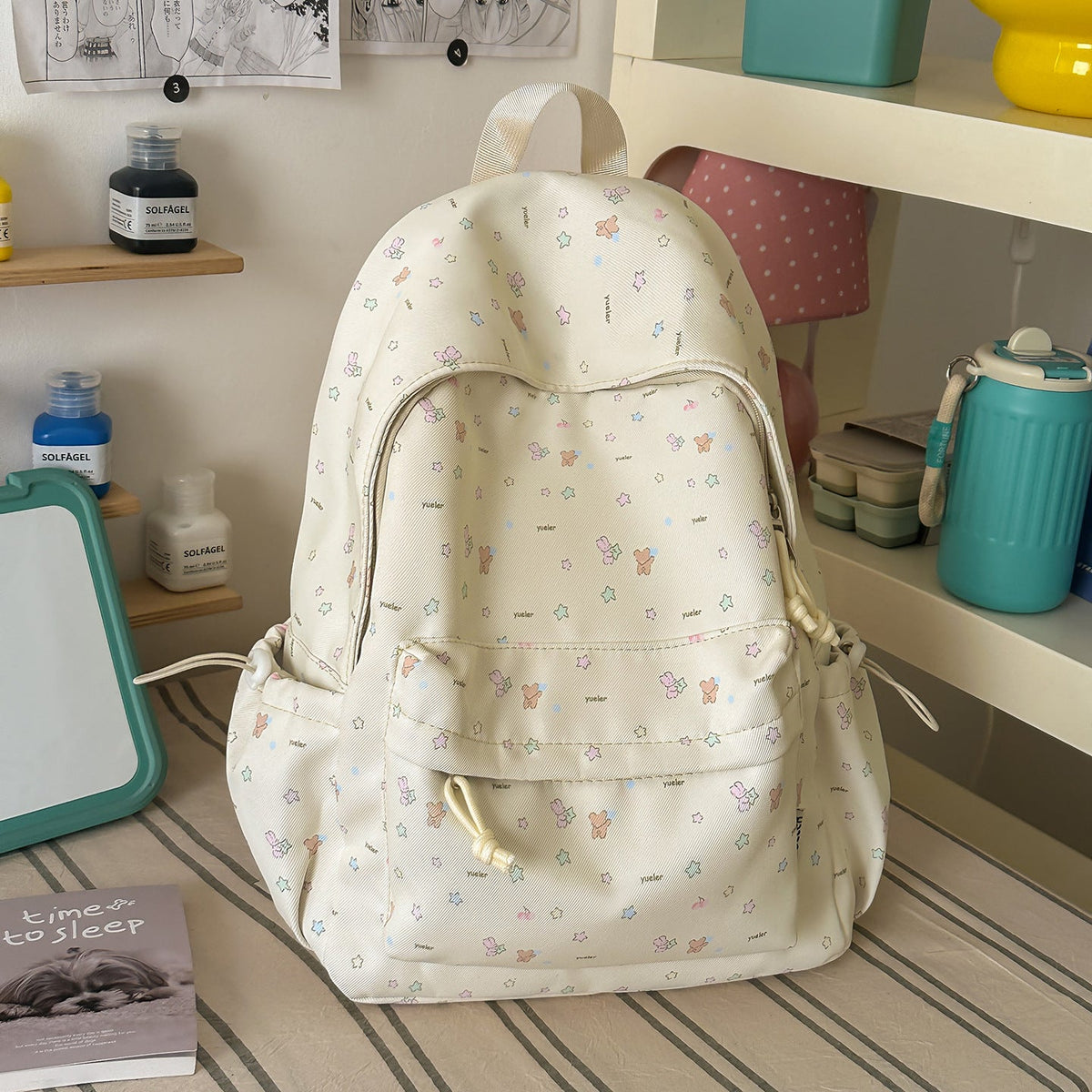 Fun-Patterned Casual Backpack LoungeYard — product view 6