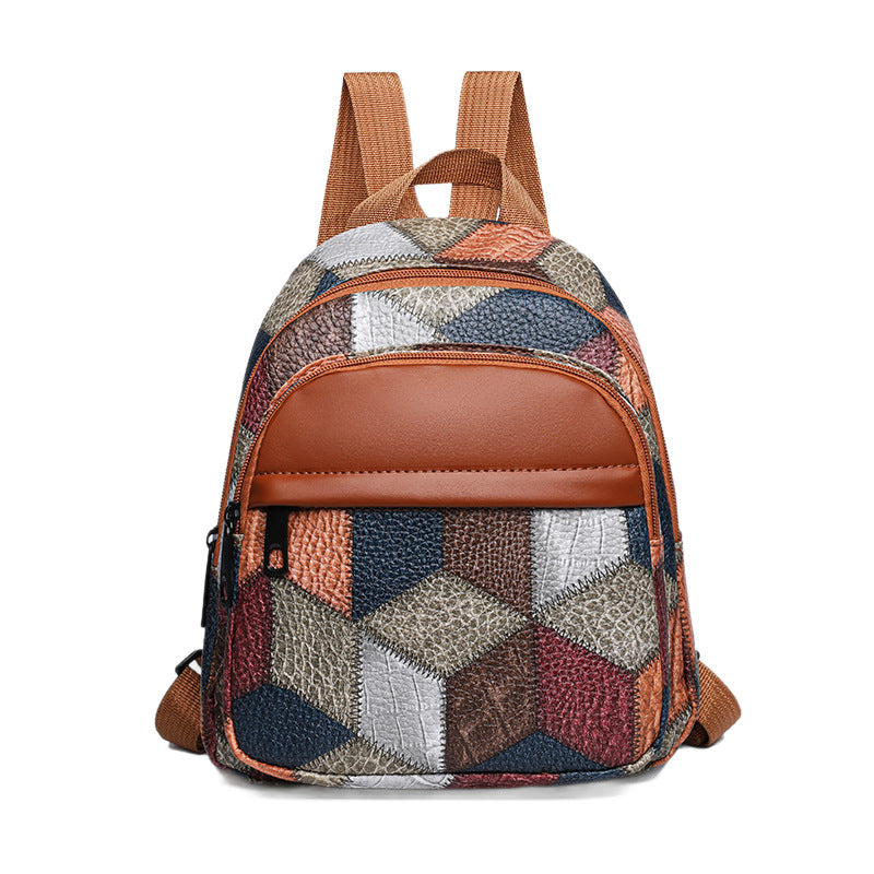 Geometric Pattern Mini Backpack LoungeYard — product view 5