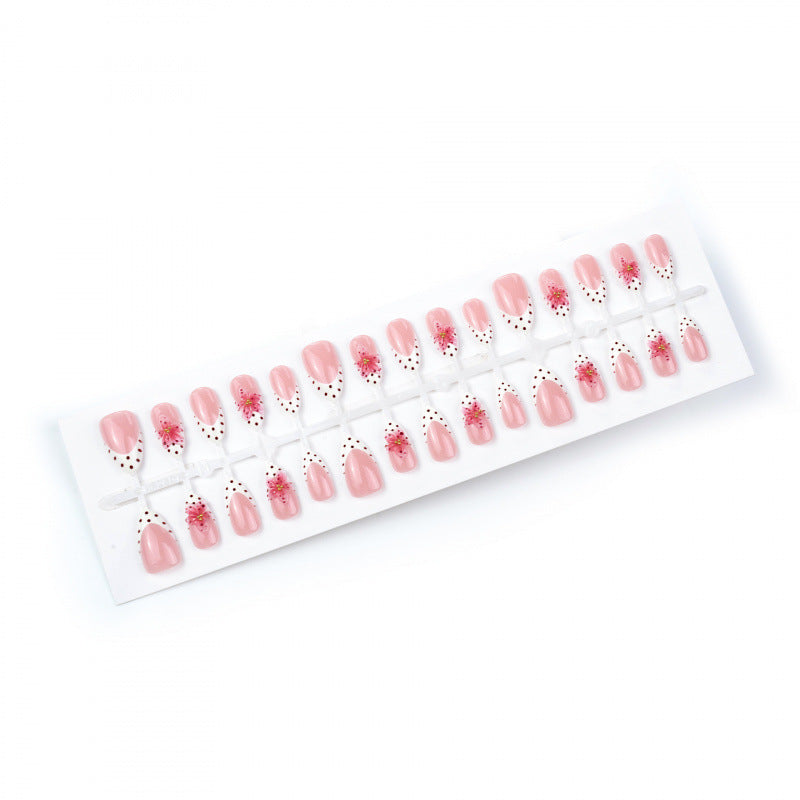 Floral Design Acrylic Press-On Nails — product view 4