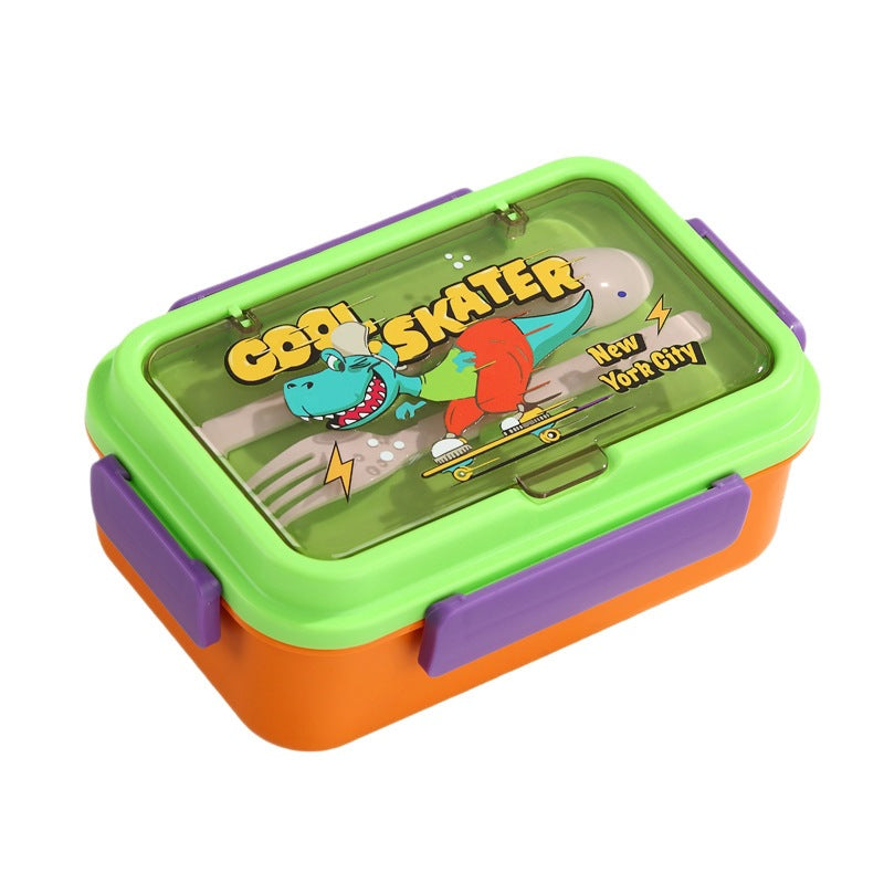 Cartoon-Themed Lunch Box with Divided Compartments — product view 5