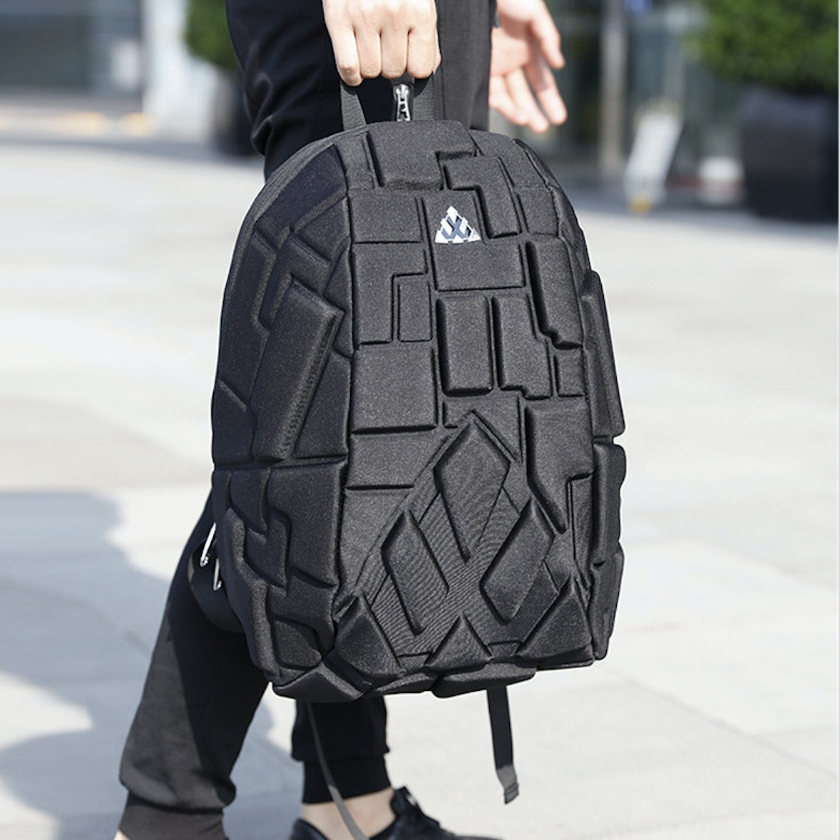 Stylish Textured Backpack LoungeYard — product view 1