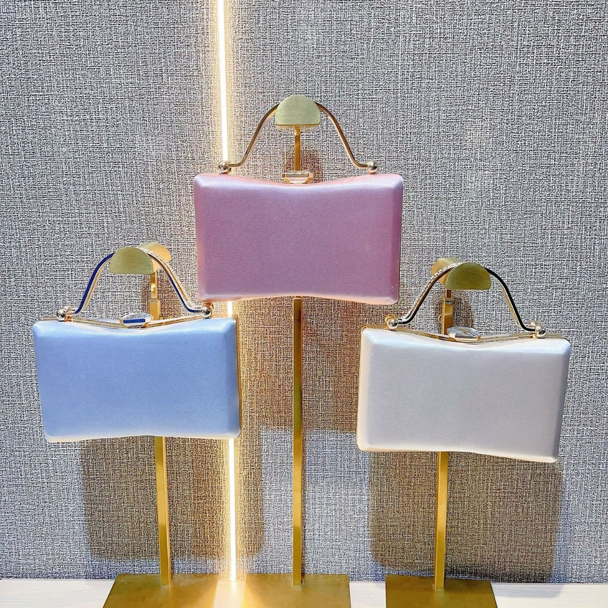 Vintage Satin Evening Handbag — product view 4