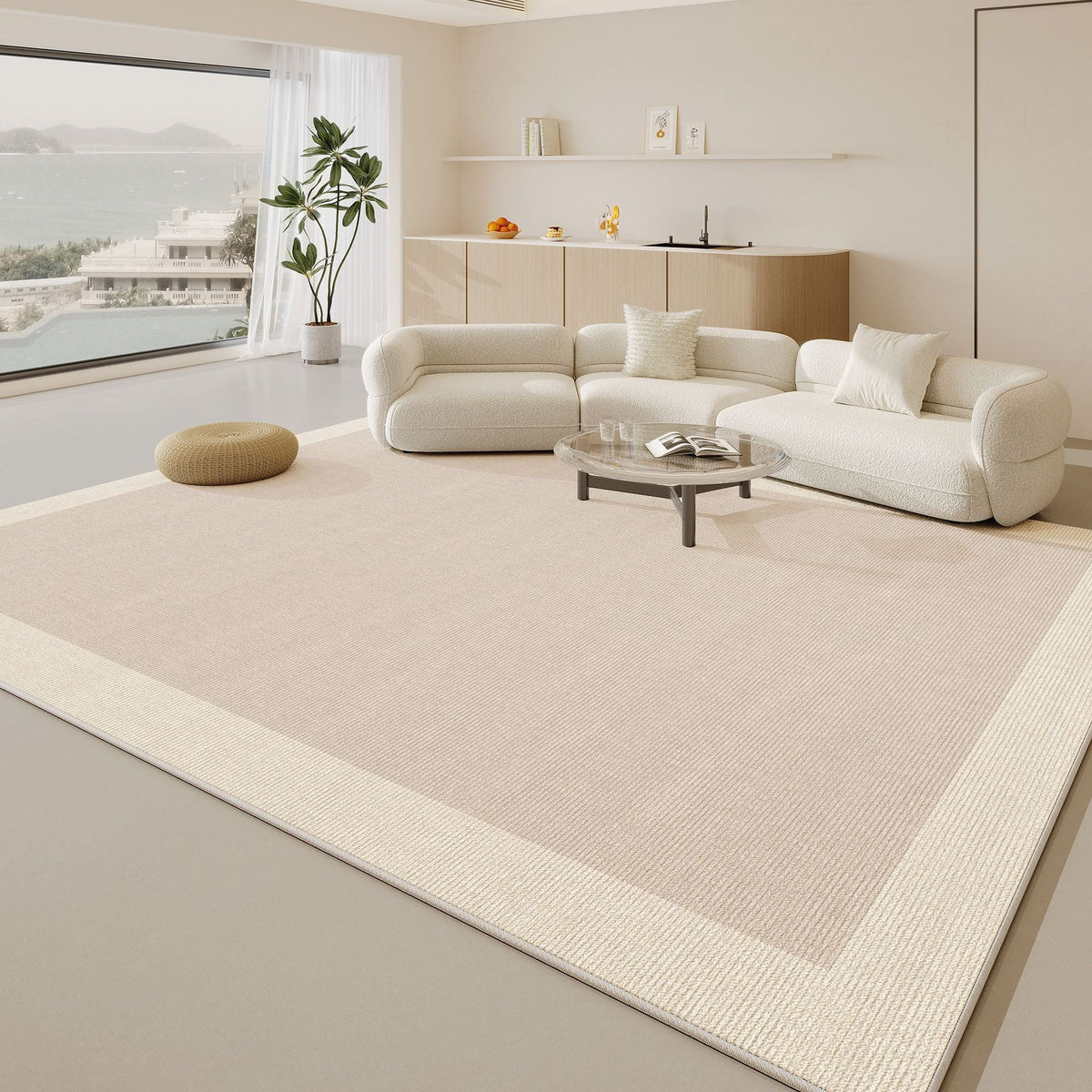 Geometric Patterned Area Rug Bowlift — product view 6