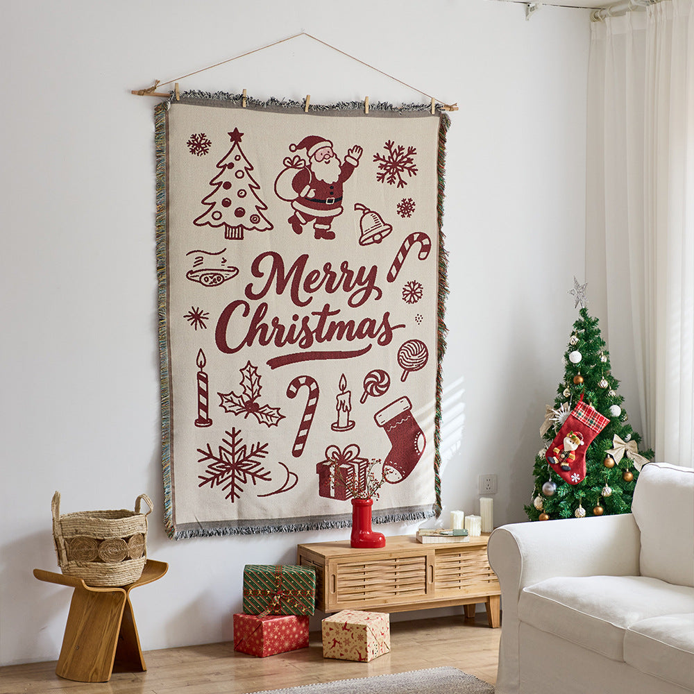 Festive Character-Themed Throw Blanket — product view 3