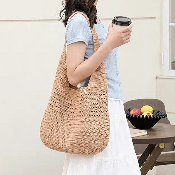 Handbag Made of Hand-Crocheted Natural Material LoungeYard — product view 1