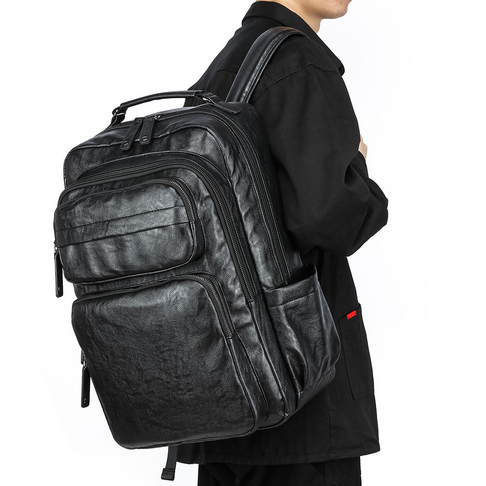 Structured multifunctional laptop backpack LoungeYard — product view 1