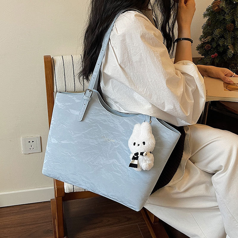 Stylish Textured Tote Bag LoungeYard — product view 1