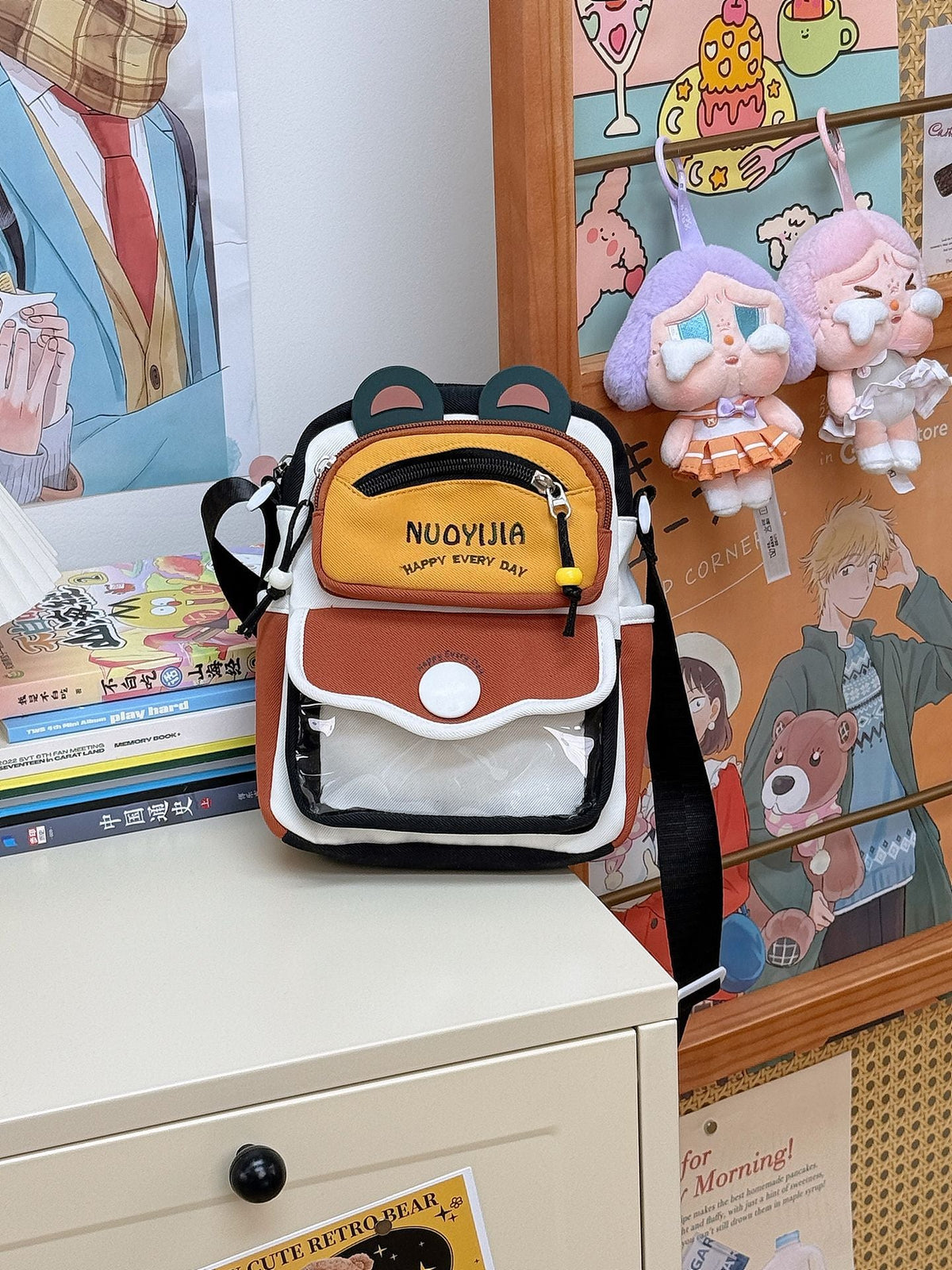 Cute Cartoon-Themed Mini Backpack LoungeYard — product view 6