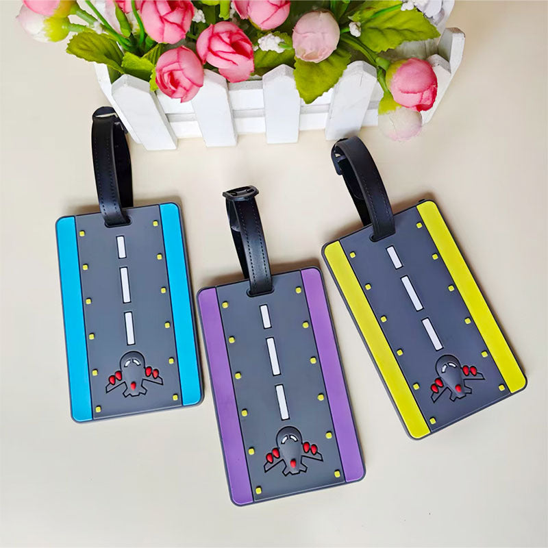 Unisex Creative Road-Themed Luggage Tag LoungeYard — product view 7