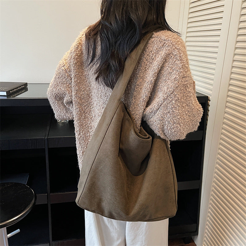 Soft Suede Hobo Tote Bag — product view 7