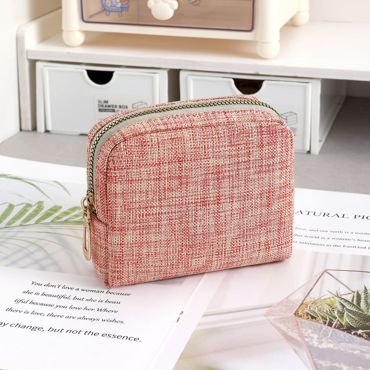 Compact Zippered Coin Purse — product view 4