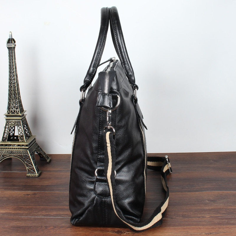 Elegant and Multifunctional Leather Briefcase LoungeYard — product view 3