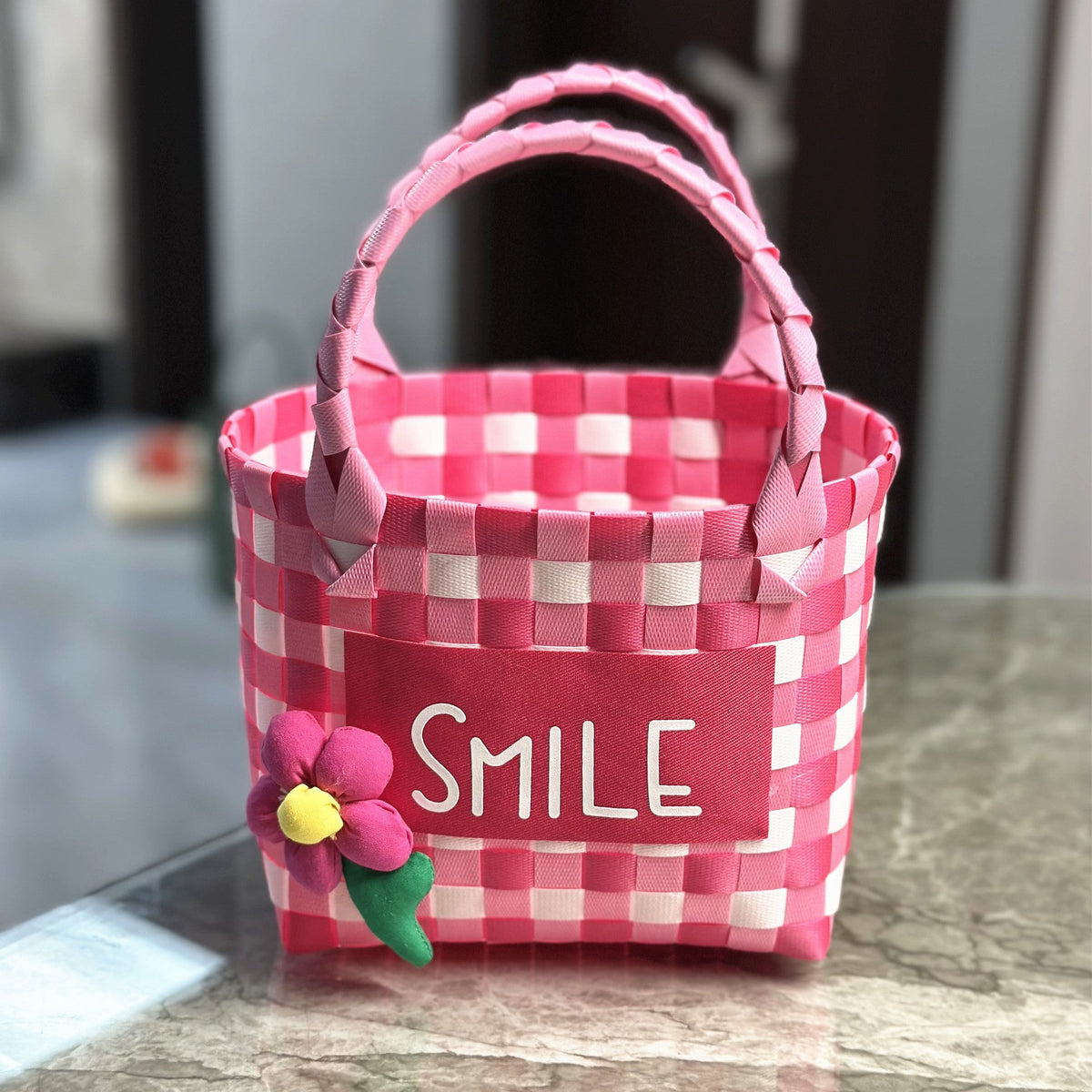Handcrafted Woven Tote Bag LoungeYard — product view 3