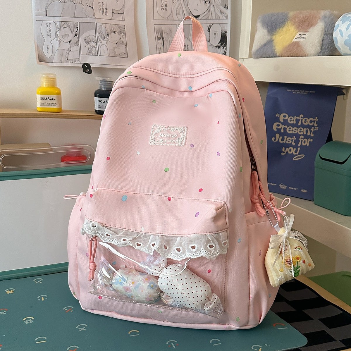 Cute Decorative Mini Backpack LoungeYard — product view 7