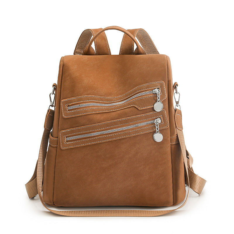 Stylish Multi-Zippered Backpack LoungeYard — product view 6