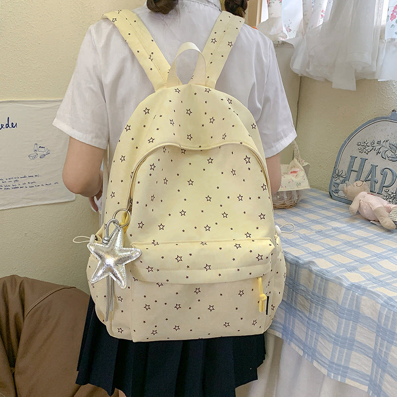 Star-Embellished Casual Daypack LoungeYard — product view 6