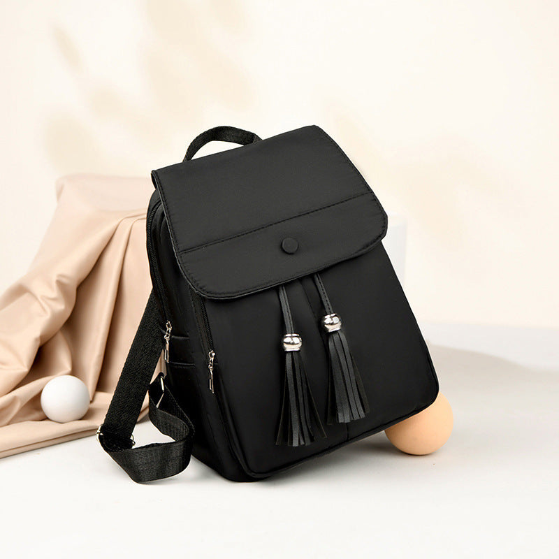 Stylish Backpack with Tassels LoungeYard — product view 2