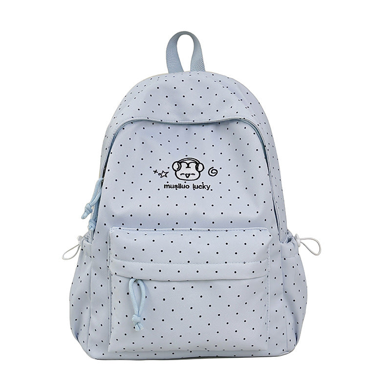 Cute Bunny Ear Printed Backpack LoungeYard — product view 5