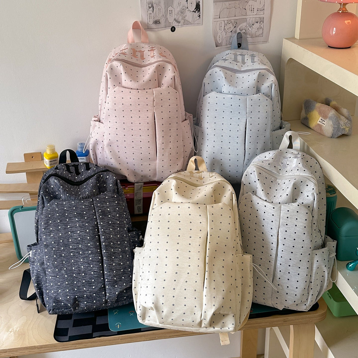 Patterned Casual Backpack LoungeYard — product view 4
