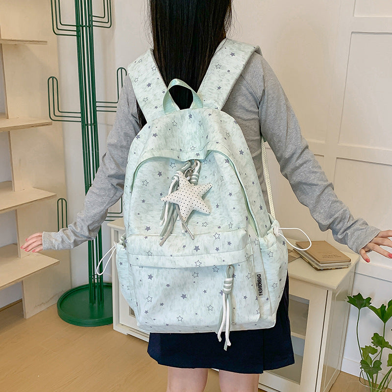 Star-Patterned Casual Backpack LoungeYard 1791204705 — product view 3