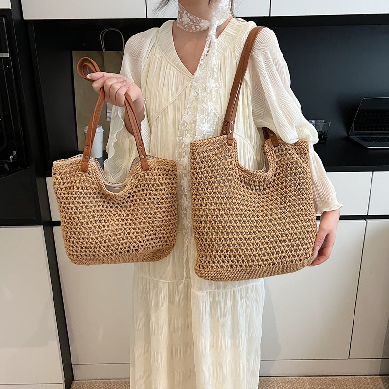 Woven Seagrass Tote Bag — product view 1