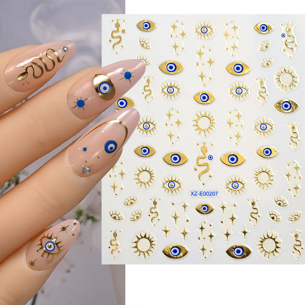 Abstract Wave Nail Art Stickers — product view 4