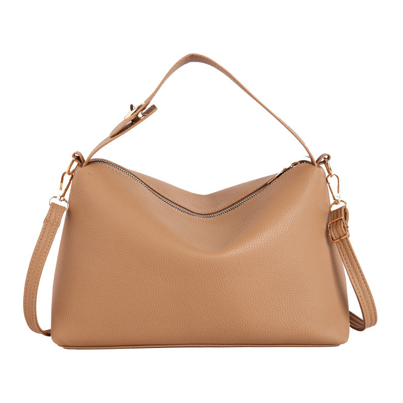 Textured Leather Crossbody Bag — product view 5