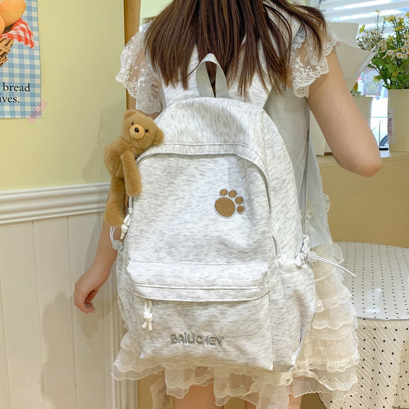Casual Embroidered Backpack LoungeYard 1791205199 — product view 2