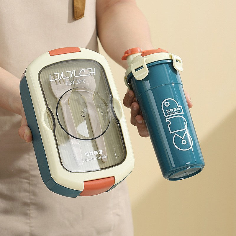Stylish Lunch Box and Water Bottle Set — product view 4