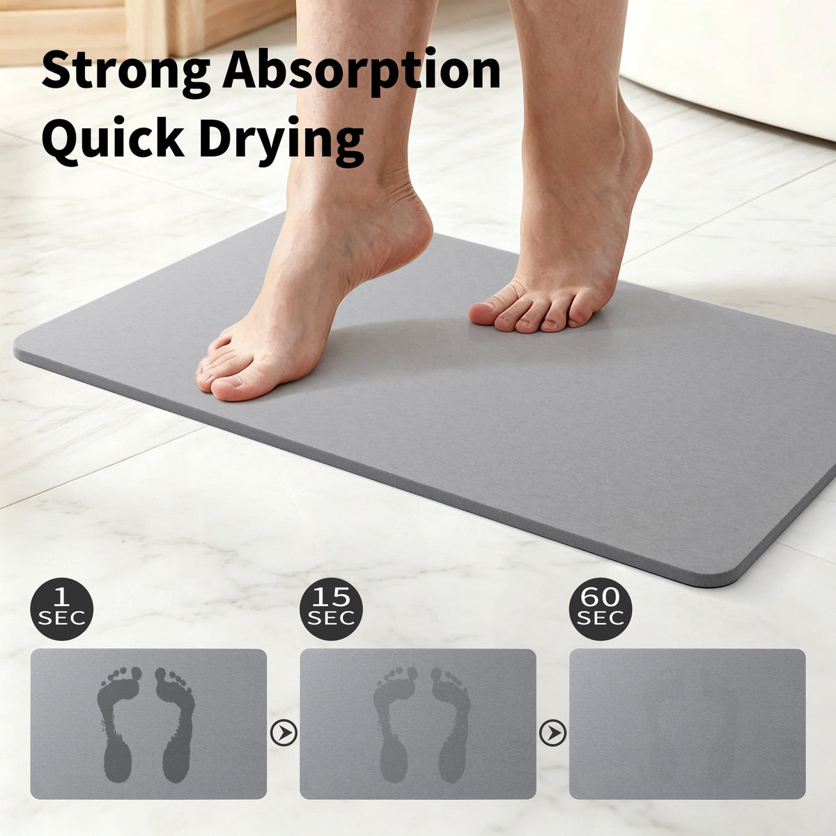 Memory Foam Bathroom Mat — product view 5