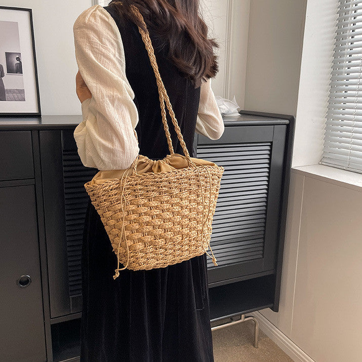 Handcrafted Basket Bag LoungeYard — product view 1