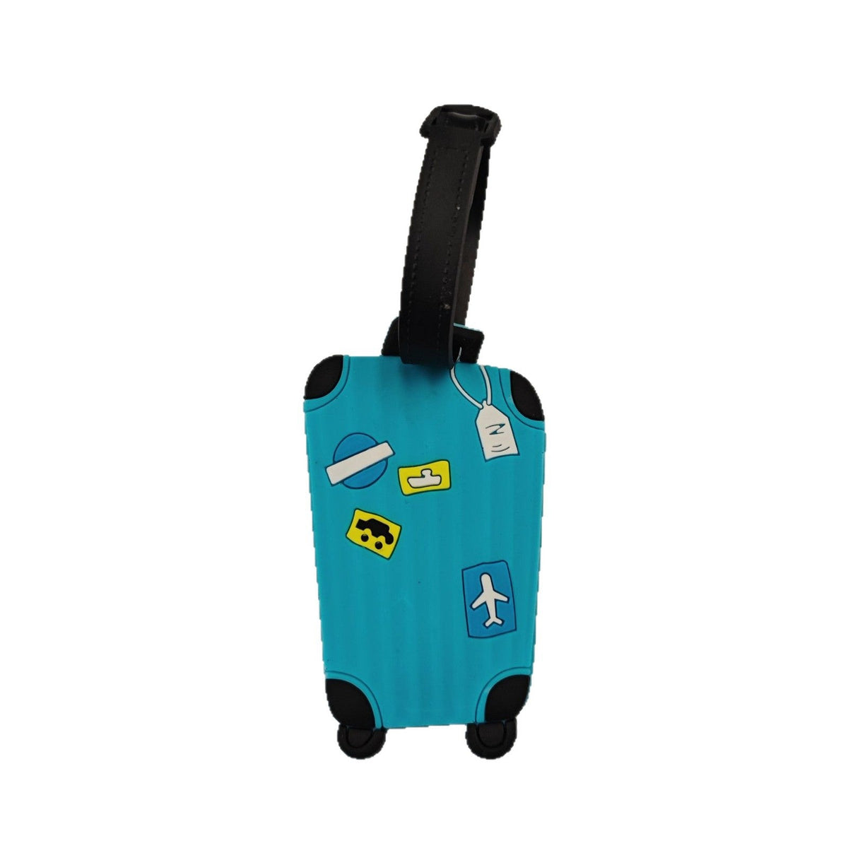 Unisex luggage tag in playful suitcase design LoungeYard — product view 5