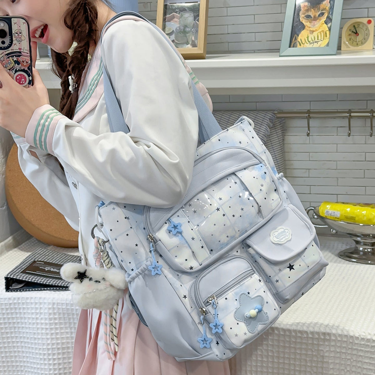 Multi-Pocket Adventure Tote Bag LoungeYard — product view 2