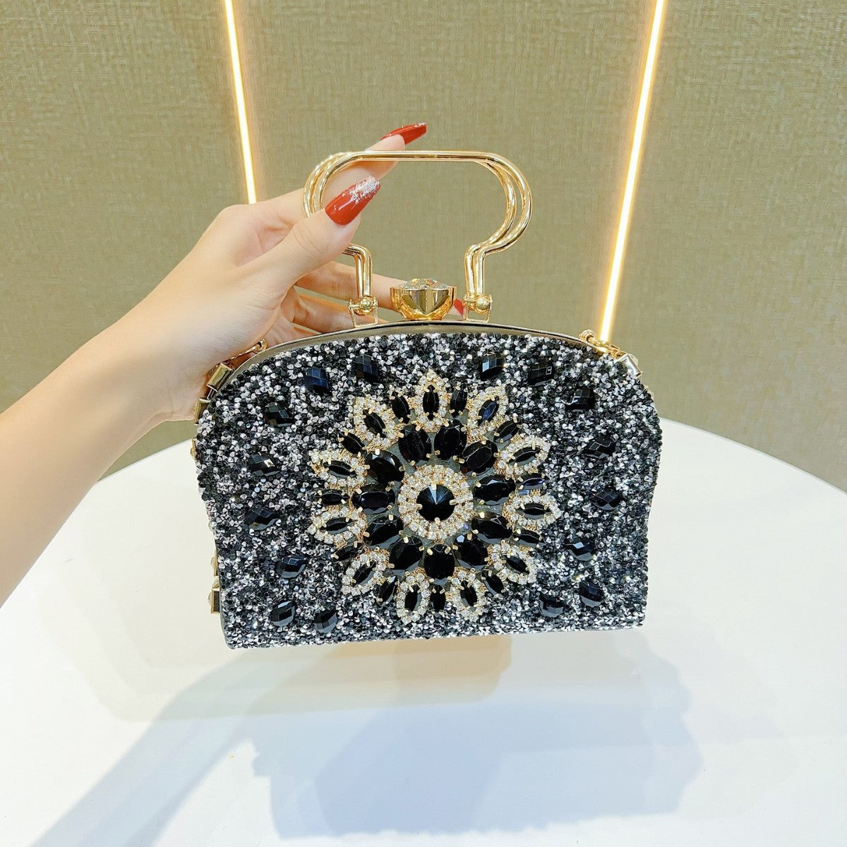 Elegant Beaded Evening Handbag — product view 7