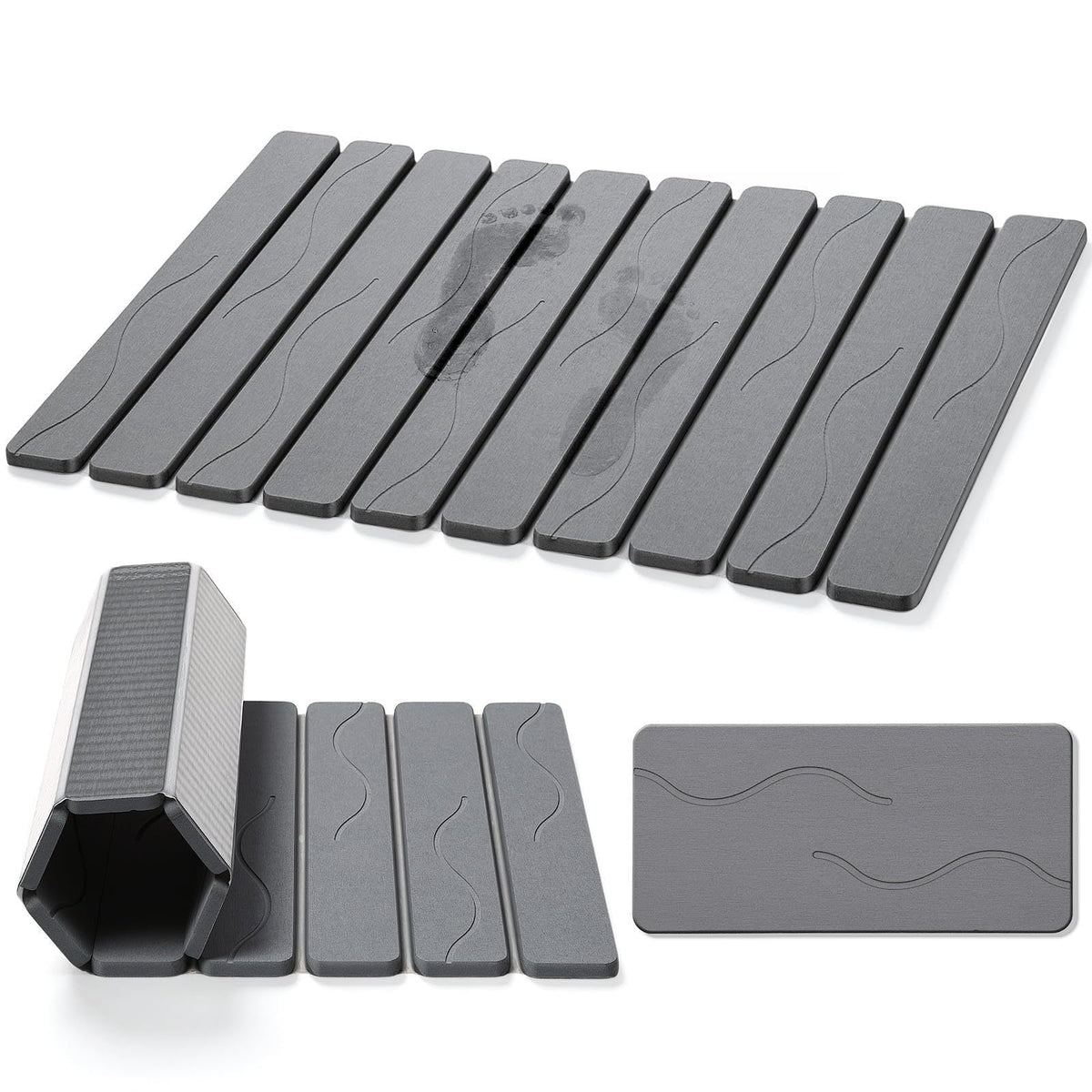 Adjustable Non-Slip Bathroom Shower Mat — product view 2
