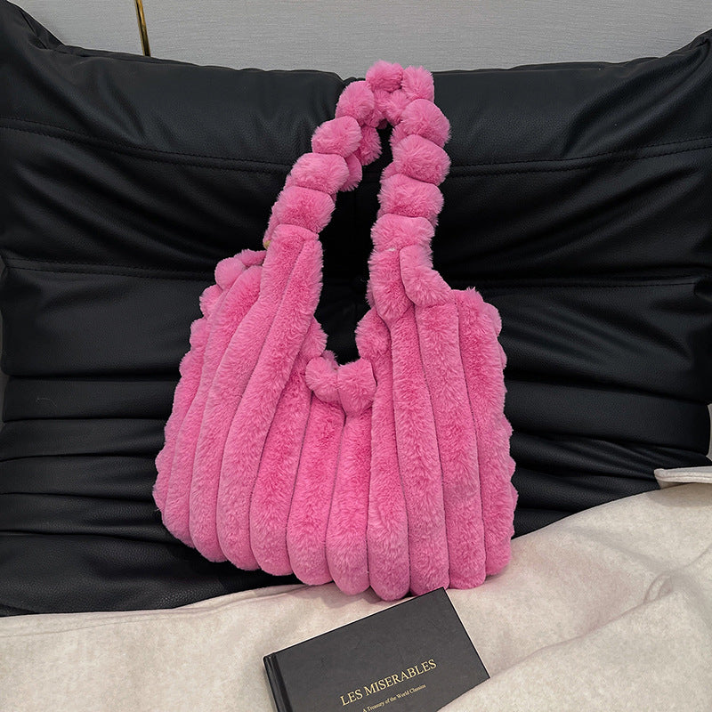Plush Oversized Shoulder Bag — product view 1