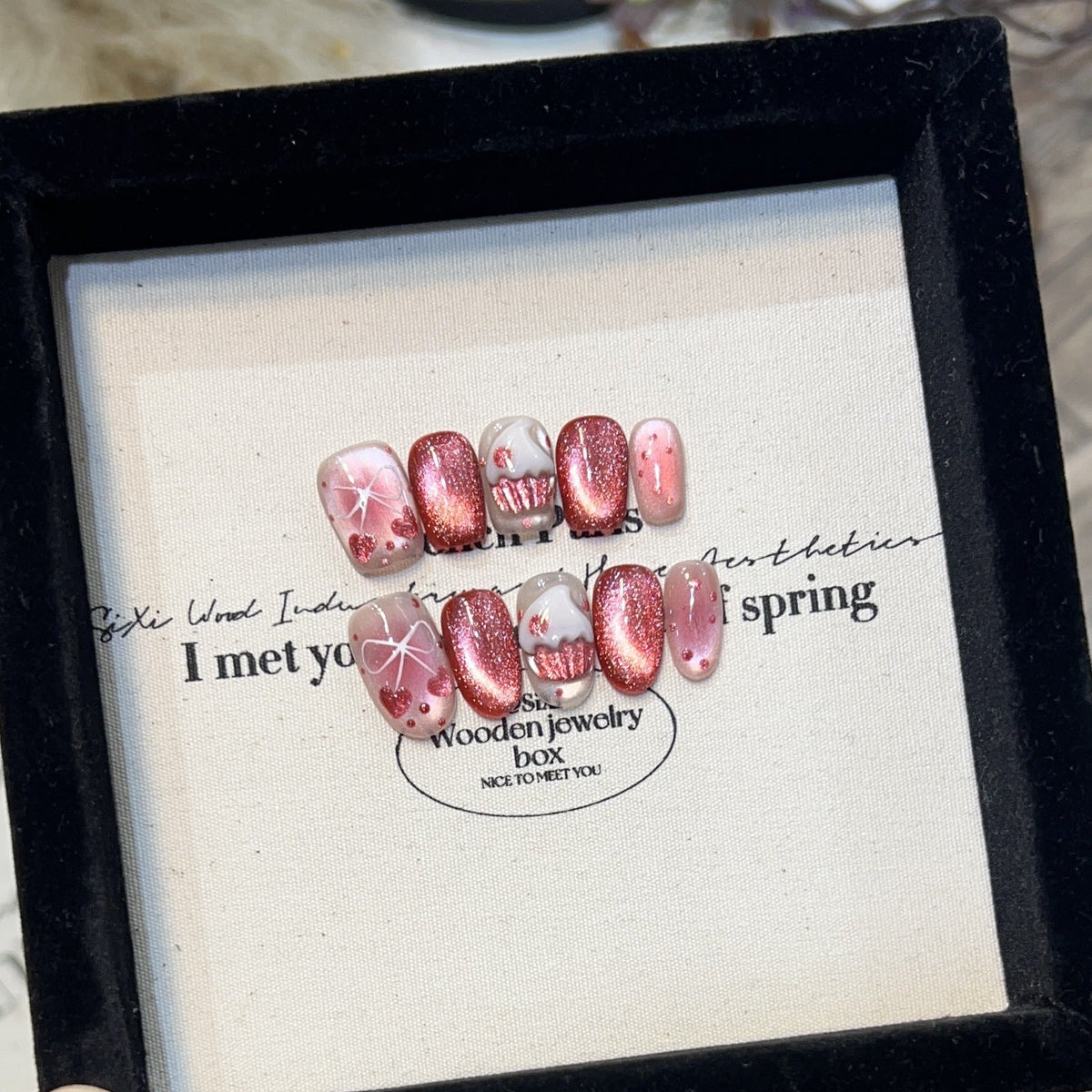 Charming Themed Press-On Nail Art Set — product view 5