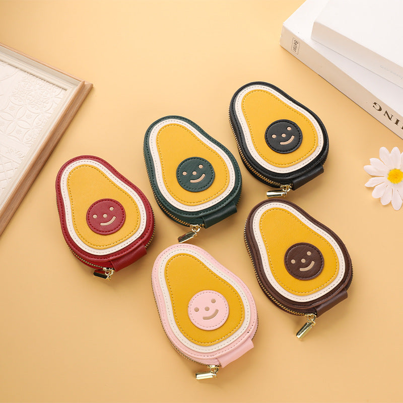 Cute Avocado-Shaped Coin Purse LoungeYard — product view 3