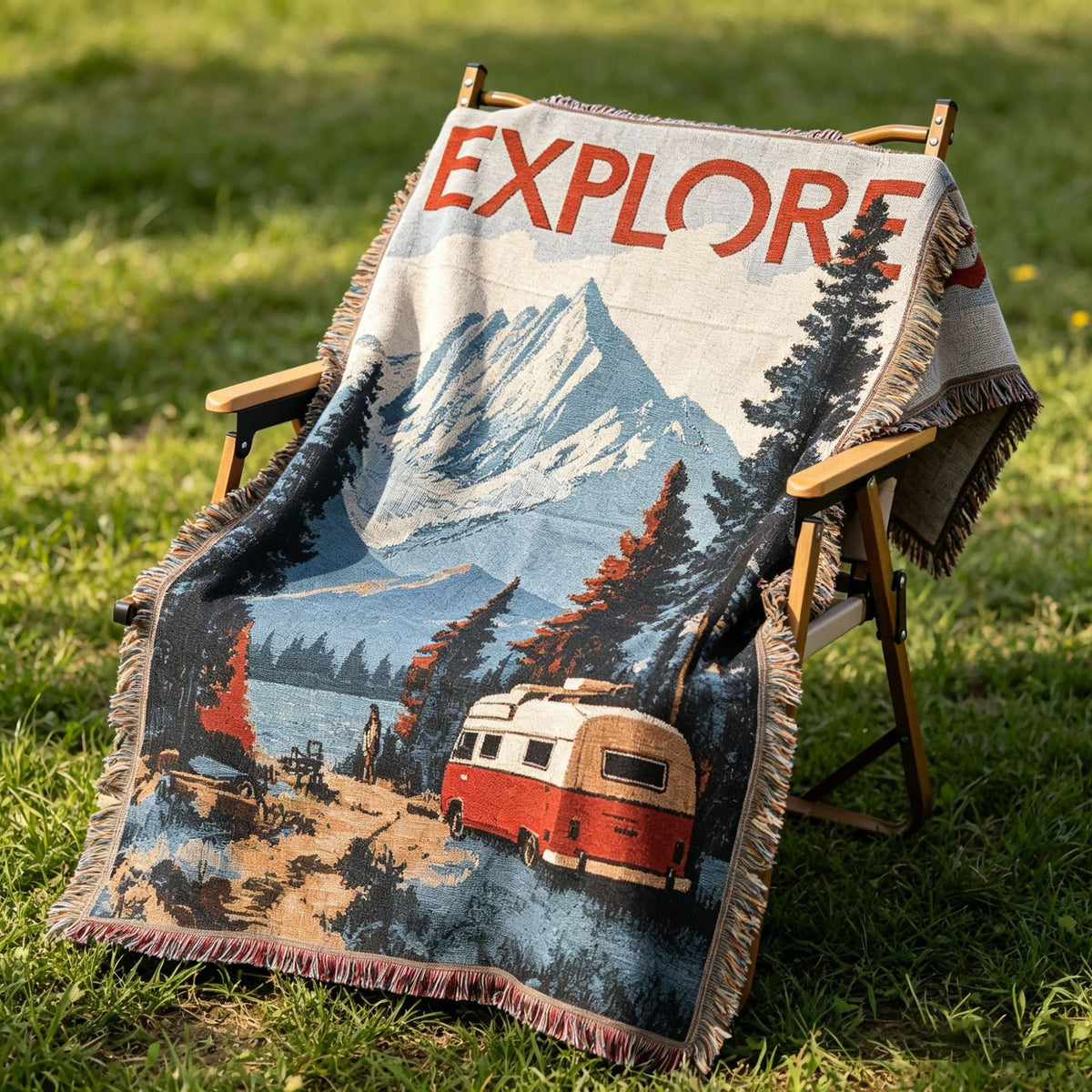 Whimsical Pet-Themed Decorative Throw Blanket — product view 4