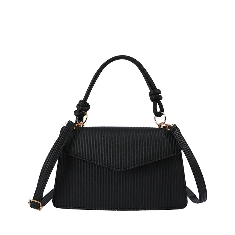 WoRibbed Texture Structured Handbag LoungeYard — product view 5