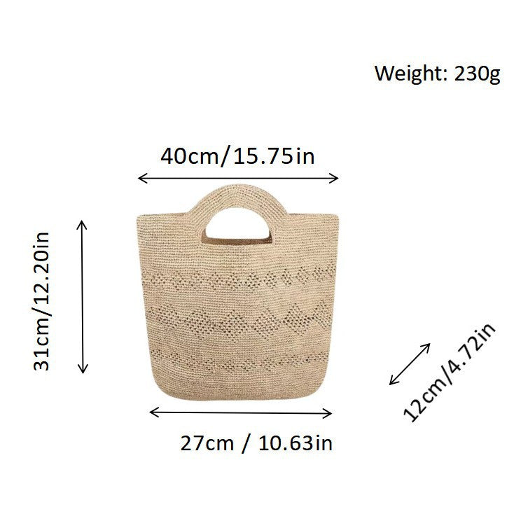 Handcrafted Macrame Shopping Bag LoungeYard — product view 4