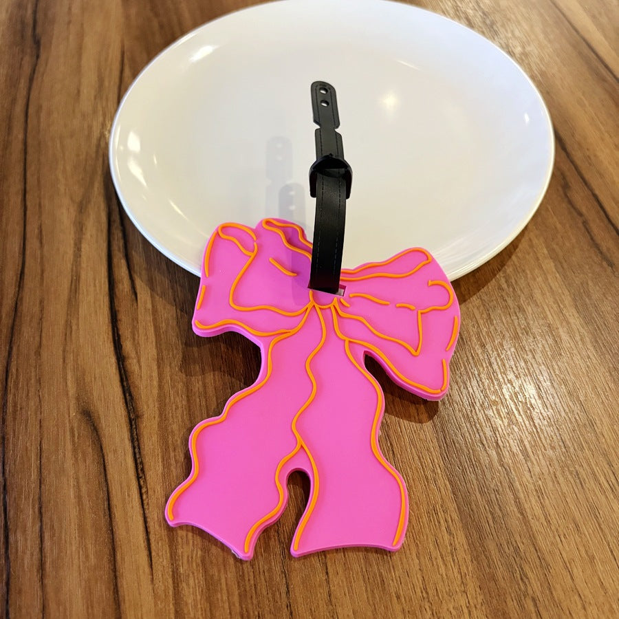 Silicone Bow-Shaped Luggage Tag LoungeYard — product view 4