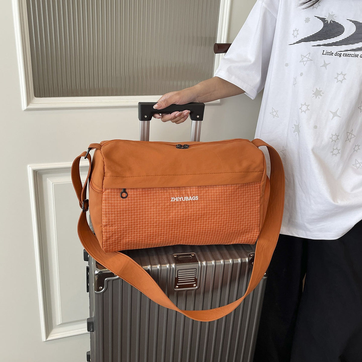 Sporty Tote Bag With Multiple Compartments LoungeYard — product view 6
