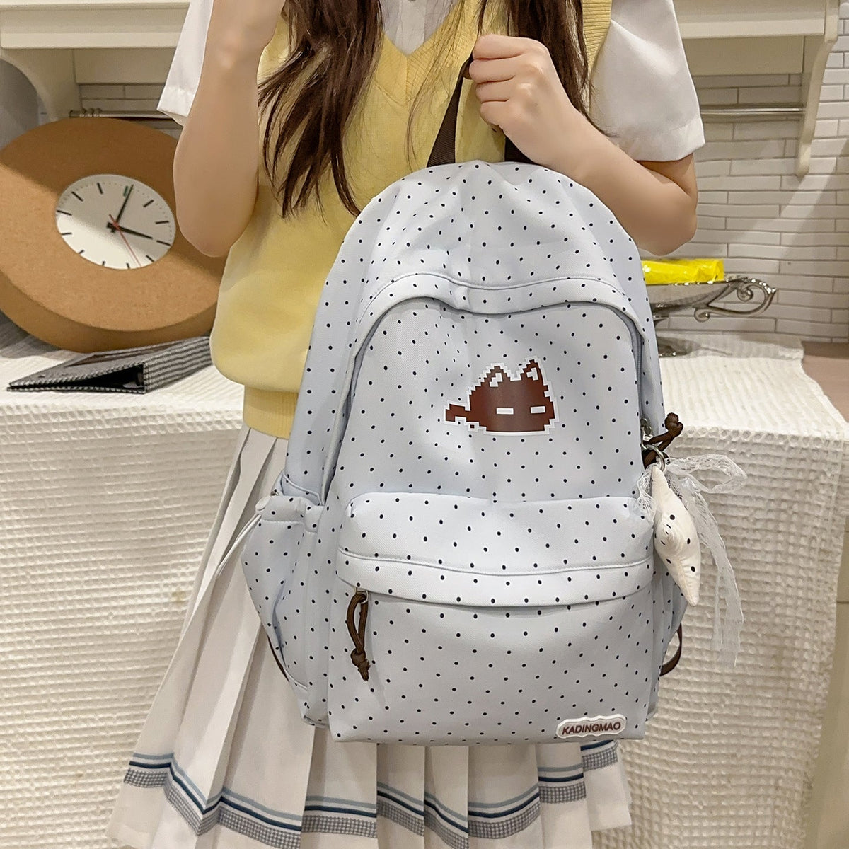 Fun Graphic Print Backpack LoungeYard — product view 1